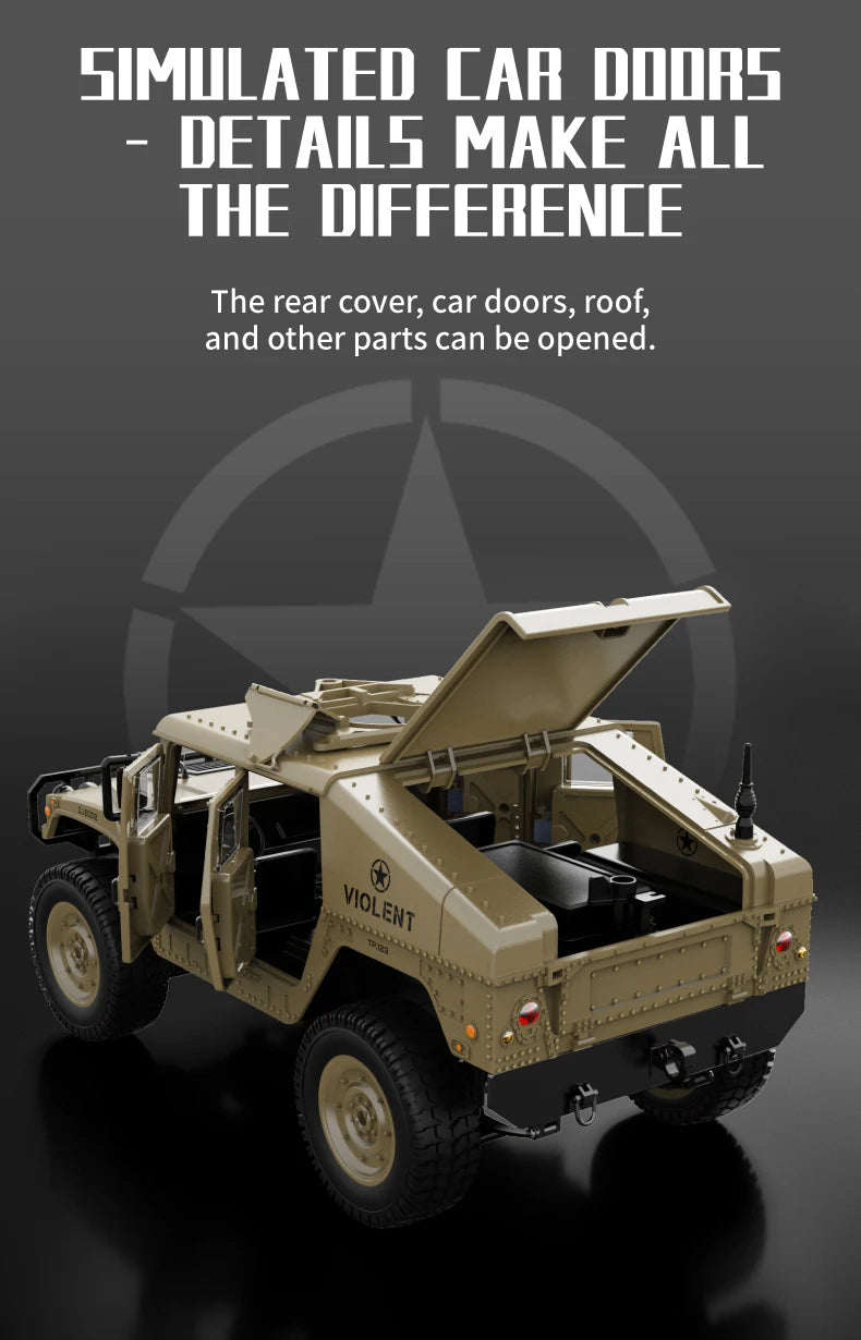 2.4G 1:14 RC Crawler 4WD Remote Control Car Simulation Military Model JJRC C8835 RC Car Offroad Climbing Vehicle Toys Gifts.