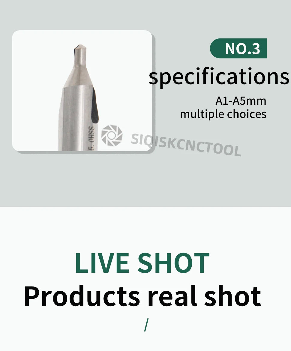 Hss Mittel bohrer für Metall 6 stücke Mittel bohrer Set Bohrloch zentrieren Bohrer Fräser Bohrer Set m35 Cen terin for bohren