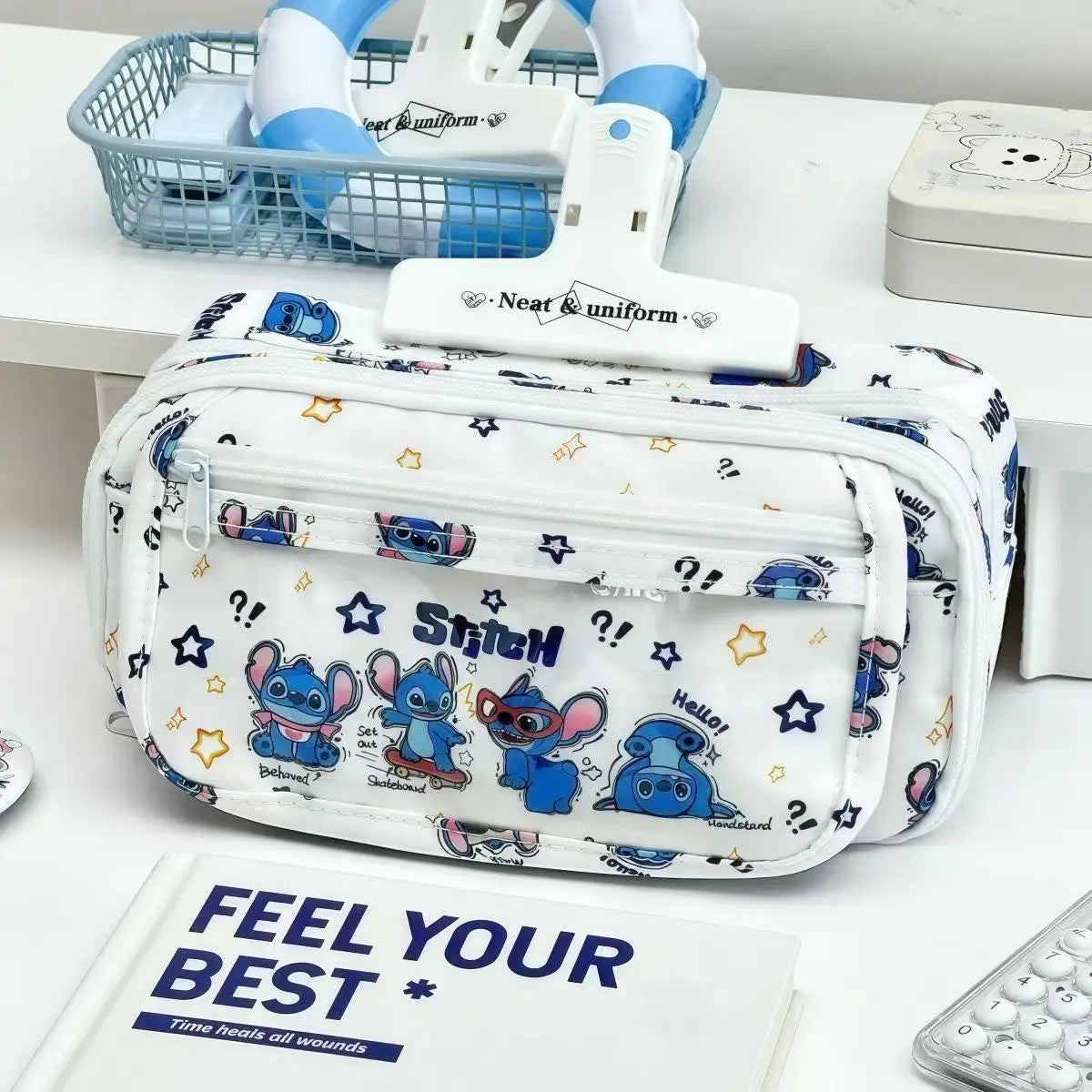 Stich Neue Itabag Cartoon Große Kapazität Bleistift Tasche Multi-schicht Schreibwaren Lagerung Tasche Nette Student Schule Starten Geschenk.