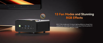 GMKtec K12 Mini PC AMD Ryzen7 H 255 (Upgraded 8745HS) Oculink DDR5 NO RAM NO ROM Desktop Computer Window 11 Pro Gaming PC WIFI6E.