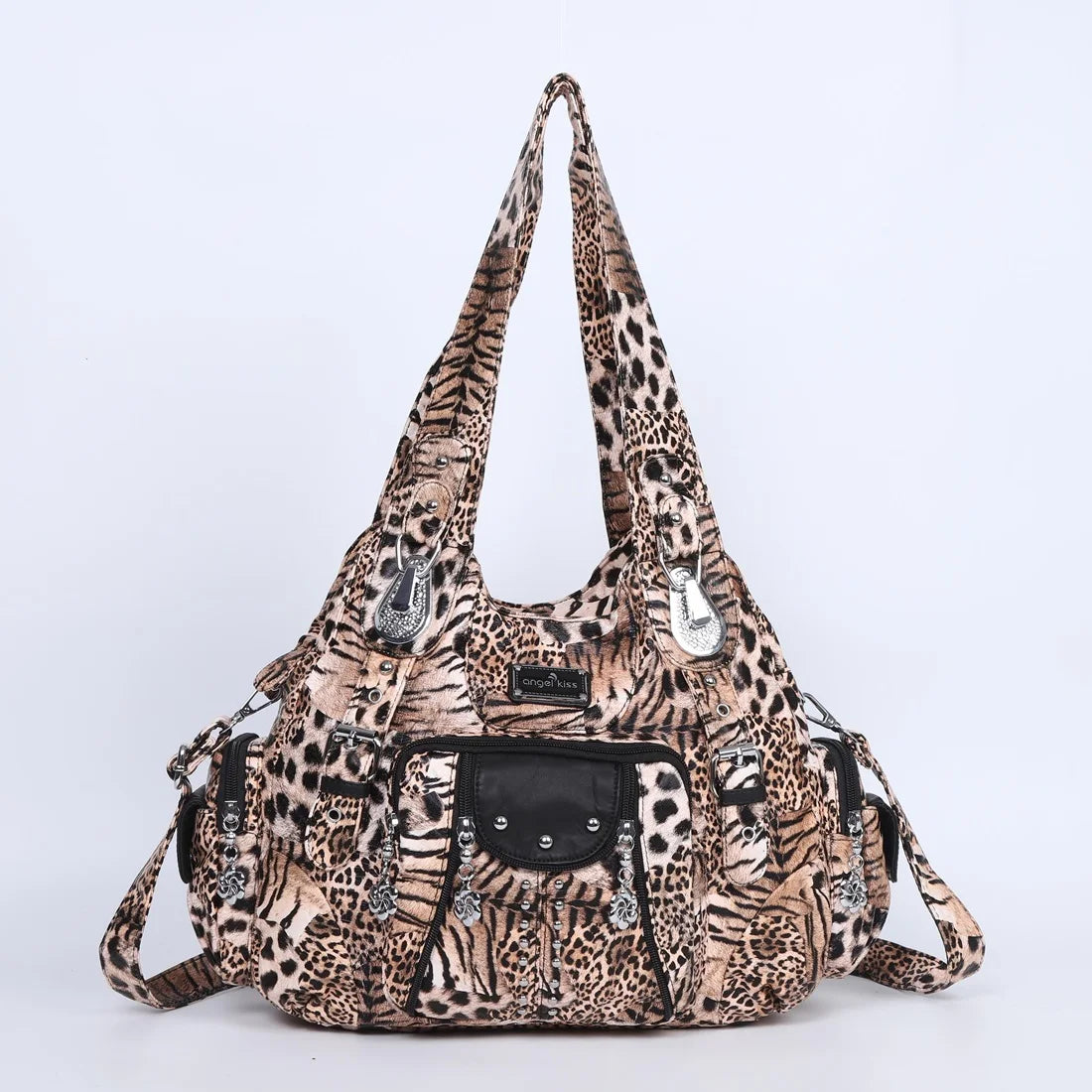 Angel kiss Bag Women Fashion Handbags PU Leather Shoulder Bags Female Satchel Big-capacity Shoulder Purse Bag bolsa feminina.