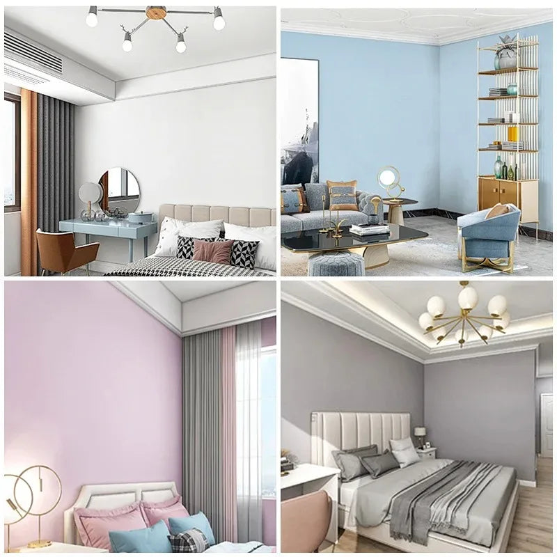 Macaron-Tapete, selbstklebende Aufkleber für Schlafzimmer, Schlafsaal, Renovierung, wasserdichte und schimmelresistente Hintergrund-Wandaufkleber