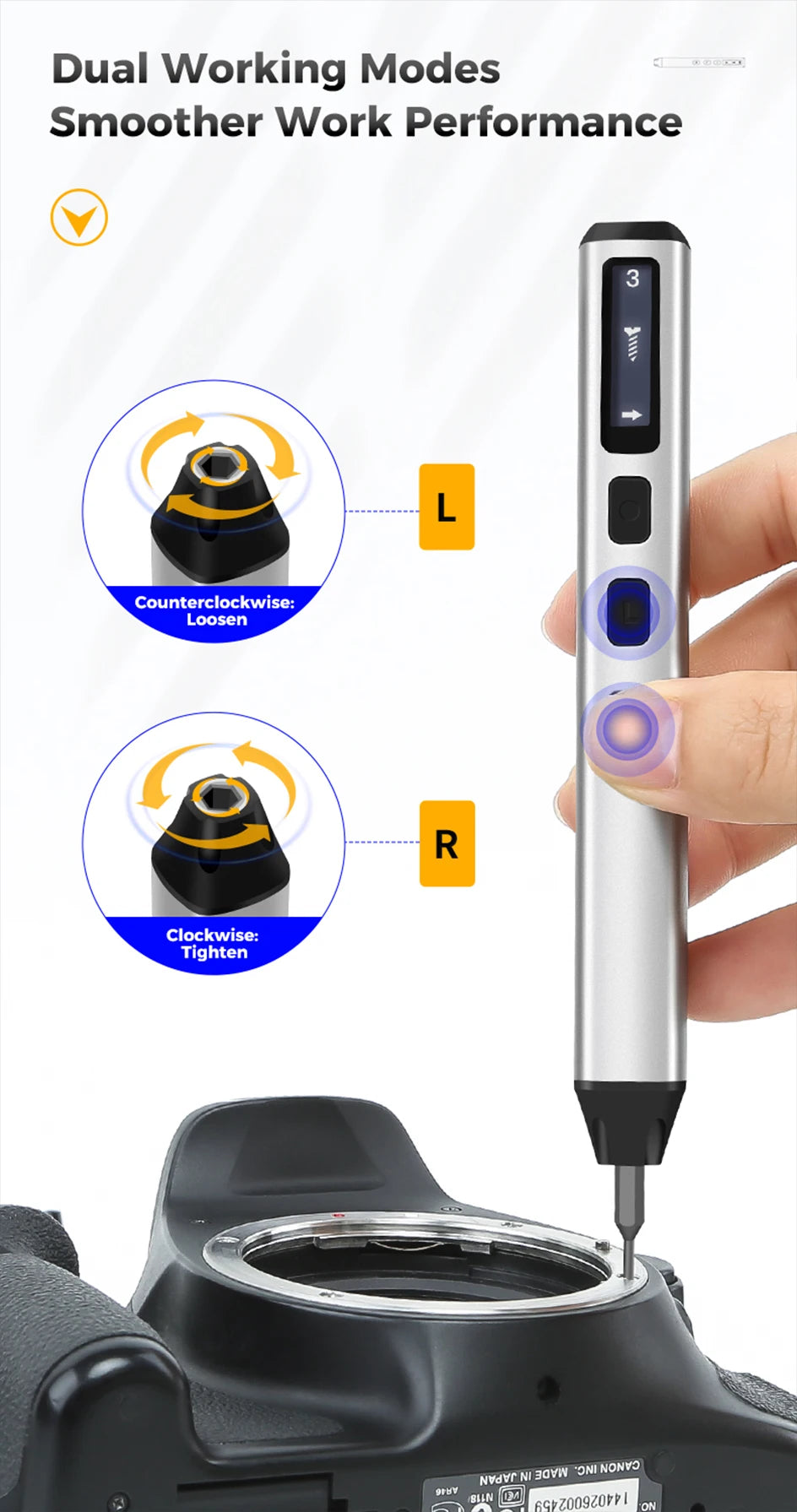 126-in-1-Präzisions-Elektroschrauber-Sets, wiederaufladbares Mini-Set, kabellose kabellose Bits für Xiaomi, Handy, mobiler Laptop, PC