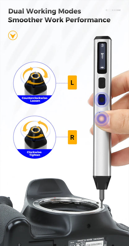 126-in-1-Präzisions-Elektroschrauber-Sets, wiederaufladbares Mini-Set, kabellose kabellose Bits für Xiaomi, Handy, mobiler Laptop, PC