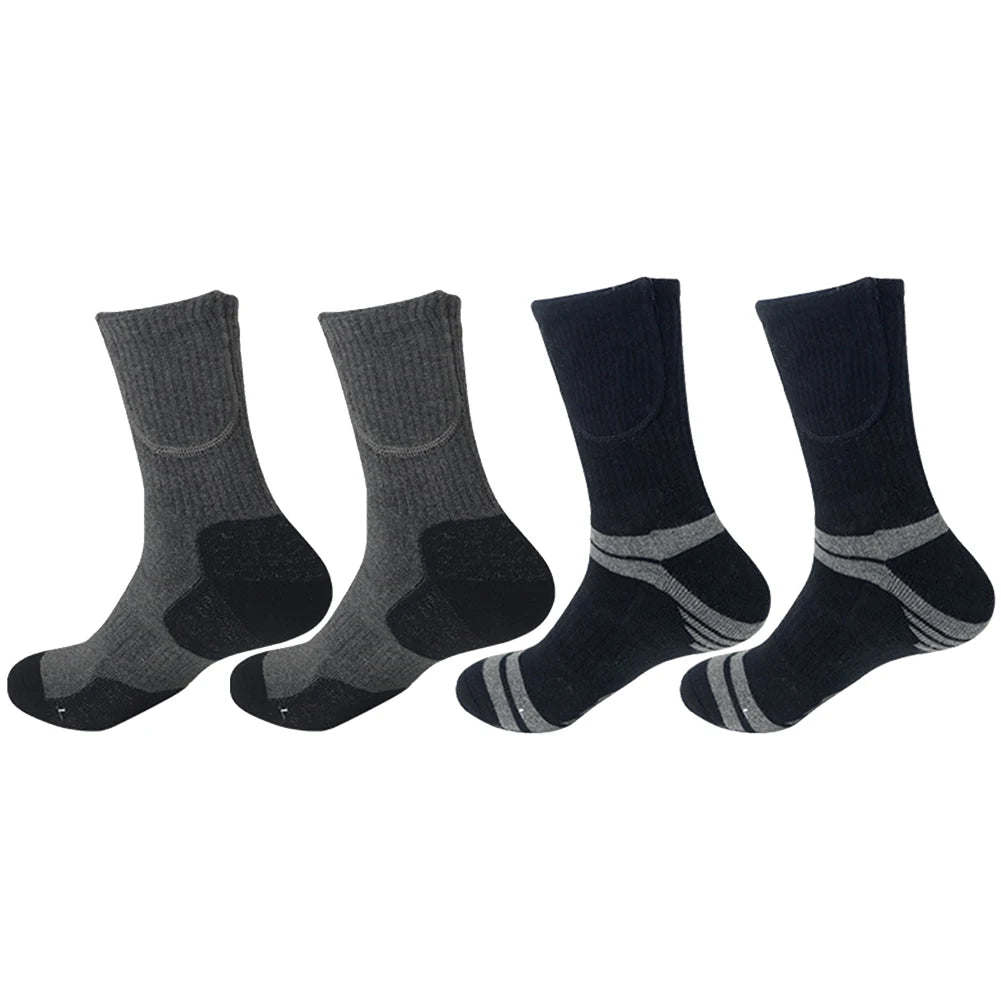 Unisex Thermal Insulated Socks Washable Electric Thermal Socks Elastic Thickened for Outdoor Sports Skiing.