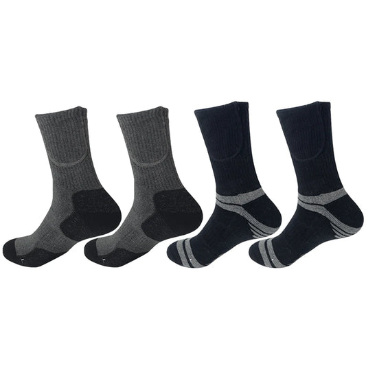 Unisex Thermal Insulated Socks Washable Electric Thermal Socks Elastic Thickened for Outdoor Sports Skiing.