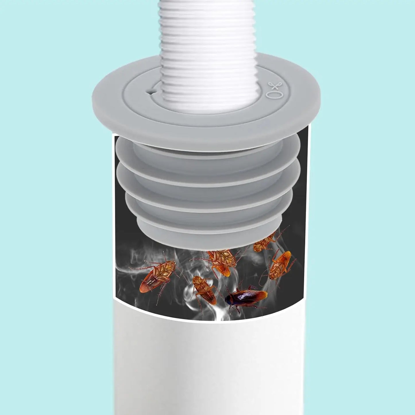 Washing Machine Drain Hose Seal Silicone Washer Drain Hose Seal Plug Pipe Sewer Seal Sealing Cover for Kitchen Bathroom Sink