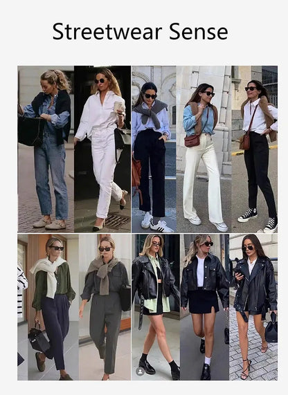 AMII Office Lady Shirt 2025 Autumn New Minimalism thick Long Sleeves Blouse Elastic Cotton Lapel Women's Clothing 12553079.