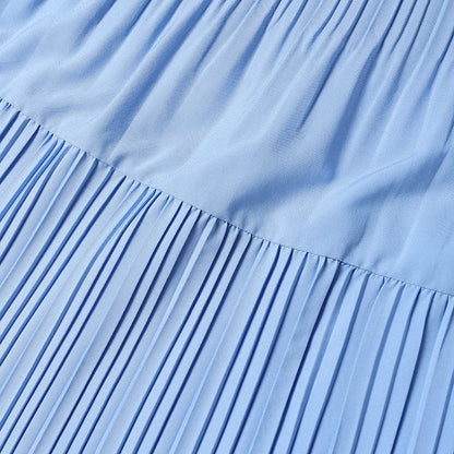 2025 ZANZEA Oversized Summer Maxi Skirts Women Elastic Waist Pleated Long Skirt Casual Solid Color High Waist Ruffled Skirts