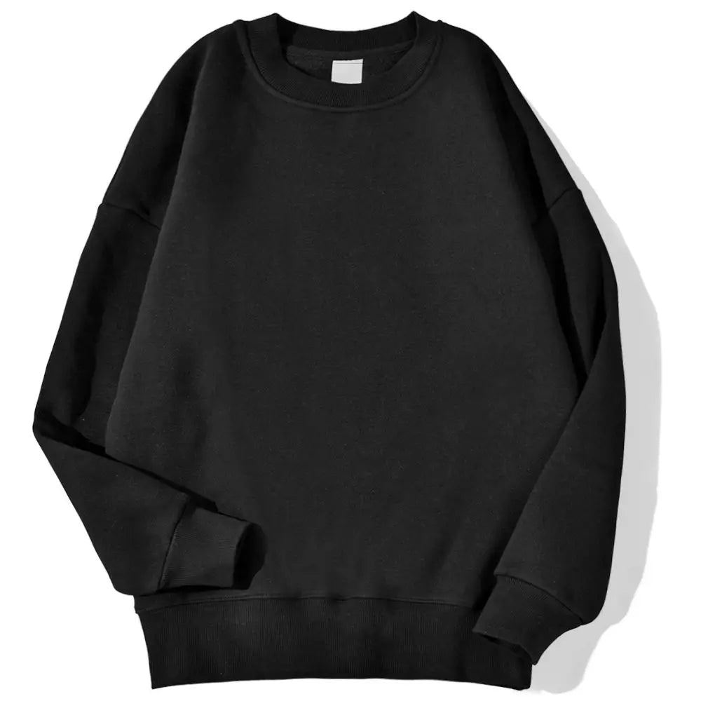 Herbst Winter Frauen Solide Hoodie Mode Warme Fleece Pullover Weiche Atmungsaktive Oansatz Sweatshirt Casual Oversize Weibliche Kleidung