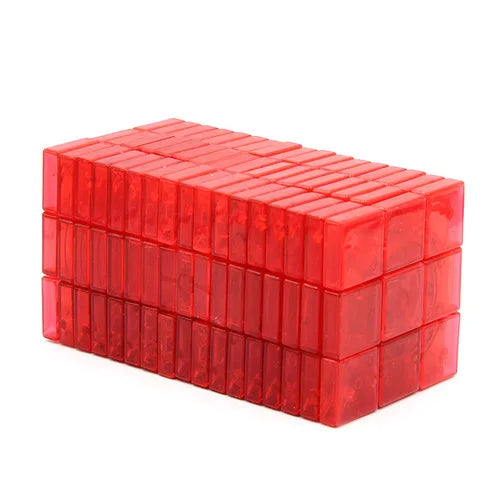 Limited Edition Cube 3x3x17 Magic Cube Black Speed Cube  Primary Color Transparent Red Unequal Order 3317 Educational Funny Toys.