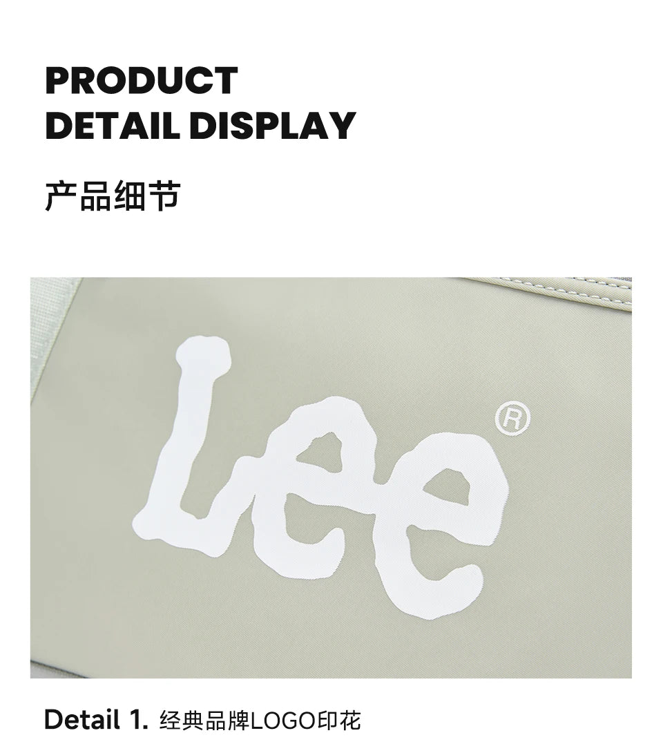 LEE Expandable Large Capacity Luggage Travel Handbag Women Sports Fitness Gym Yoga Bag Waterproof Dry Wet Pocket Duffel Bag