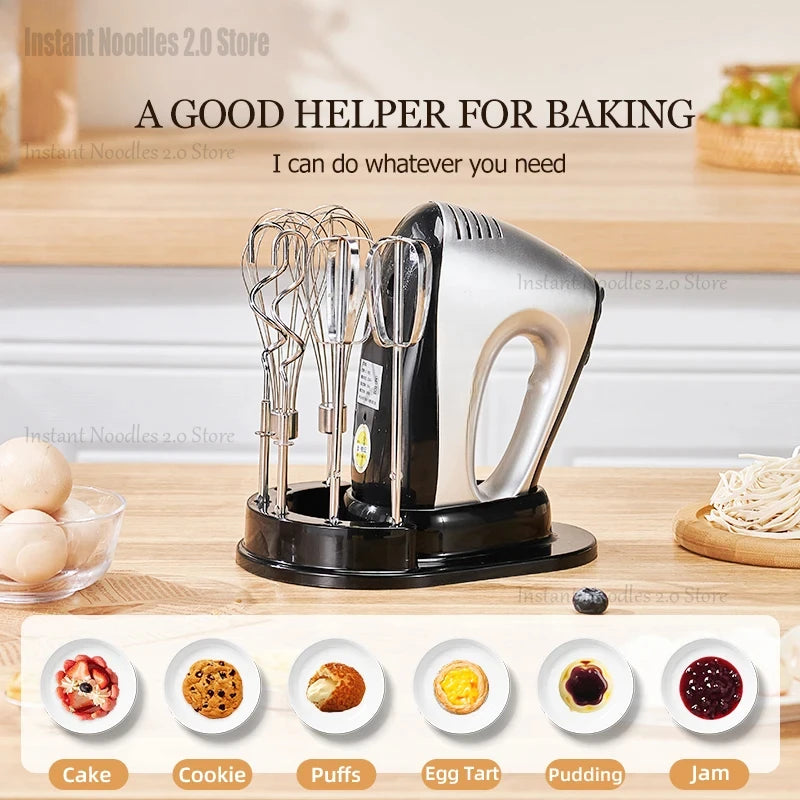 Hand Mixer 220V Blender 300W Electric Food Processor 3 in 1 Mixer Kitchen Appliances Machine Mixer for Baking.