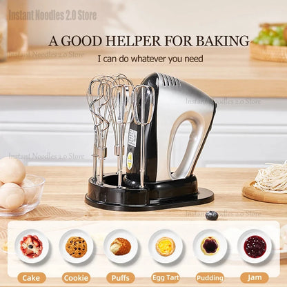 Hand Mixer 220V Blender 300W Electric Food Processor 3 in 1 Mixer Kitchen Appliances Machine Mixer for Baking.