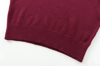 TRZA-Damen Soft Touch Übergroßer Strickpullover, O-Ausschnitt, lange Ärmel, weibliche Pullover, schicke Tops, Mode