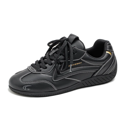 Maden Unisex Summer Vintage Patchwork Racing Shoes Breathable German Trainers Sneakers Thin Sole Casual Lace-Up Sporty Shoes