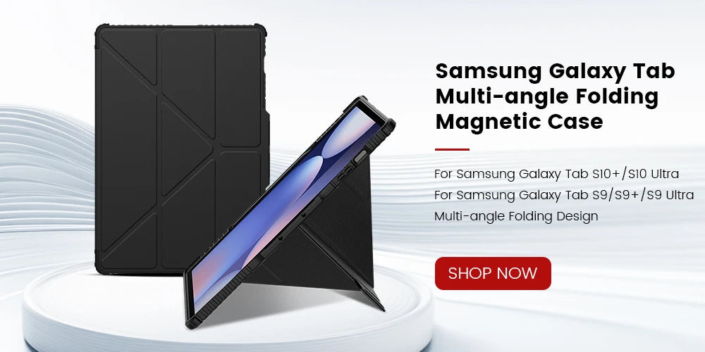 NILLKIN Magic Keyboard For Samsung Galaxy Tab S10 FE+ Case Backlight Keyboard For Samsung S10/S9 Plus Case With Len Protection.