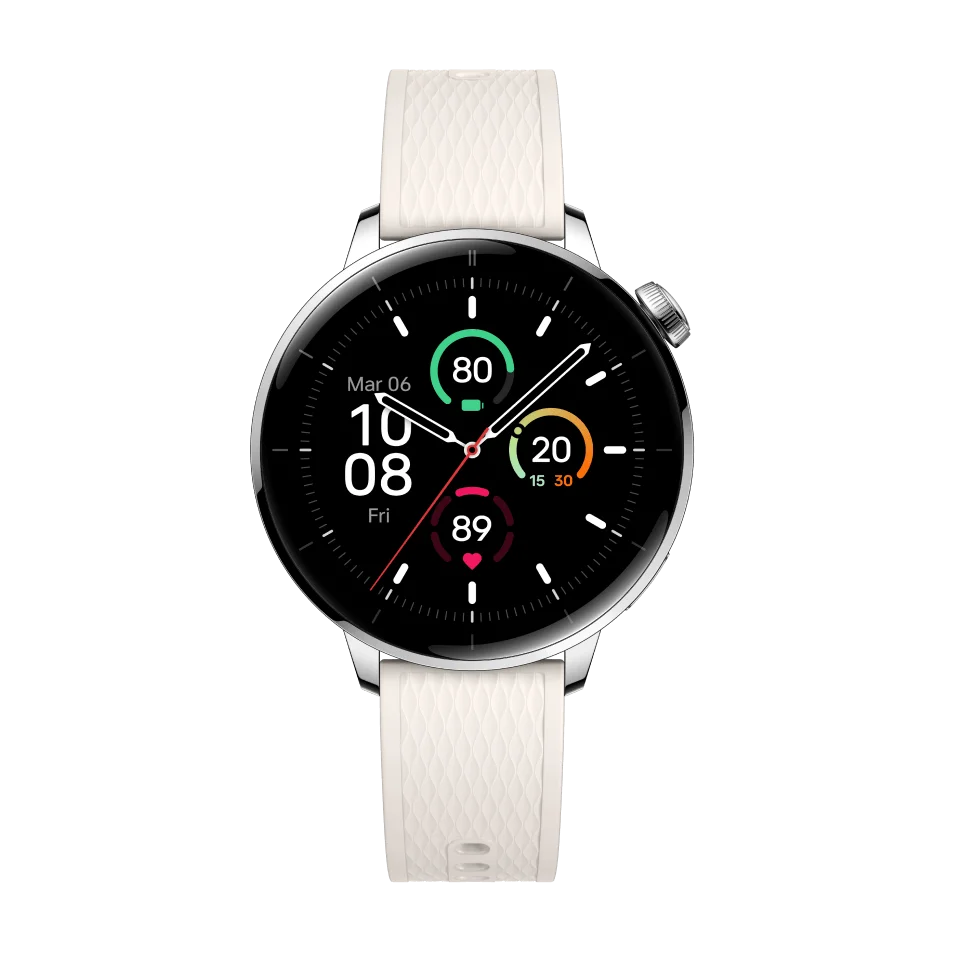 Global Version OnePlus Watch 3 43mm Smartwatch 1.32inches AMOLED Display Up to 60H Battery Life Wear OS by Google GPS NFC