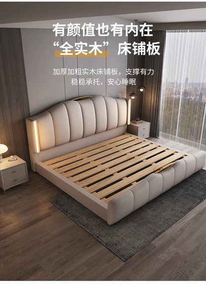 200 x 220 cm Rahmen-Kopfteil, Hochzeitsbett, Hauptschlafzimmer, Kingsize-Doppelbett, 3 Schubladen, Aufbewahrung, luxuriöse Schlafzimmermöbel in voller Größe