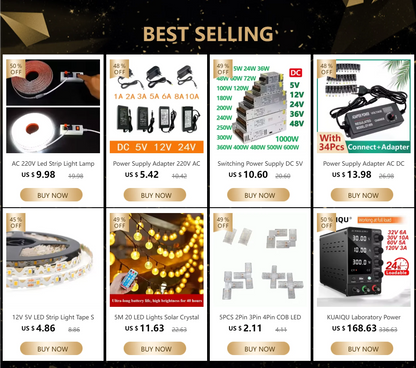 Power Supply Adapter 220V AC DC 5V 6V 8V 9V 10V 12V 13V 15V 24V Universal Charger 1A 2A 3A 5A 6A 8A 10A EU US For LED Driver.