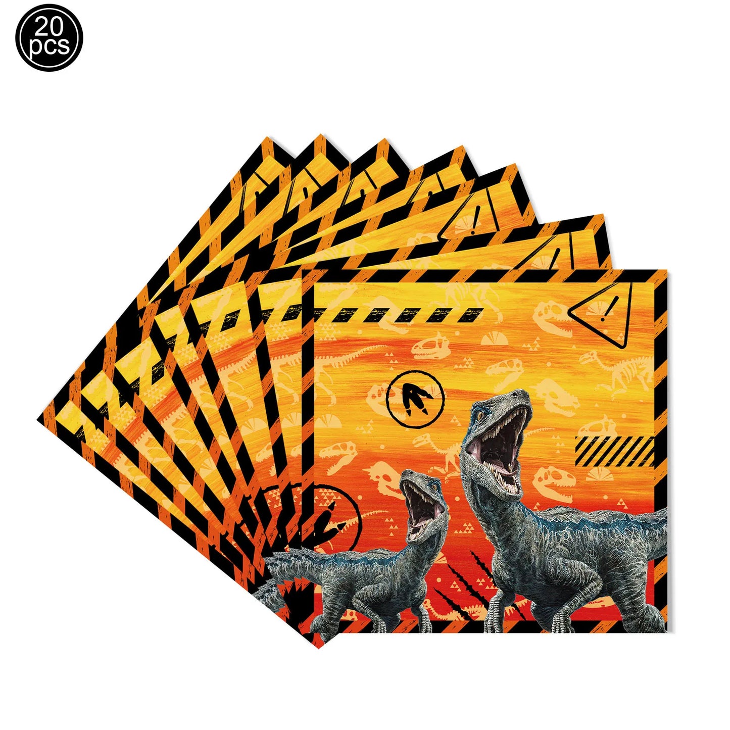 Jurassic Dinosaurier Geburtstagsparty liefert Dinosaurier Einweggeschirr Teller Tasse Serviette für Dinosaurier-Themen Party Kinder Jahre