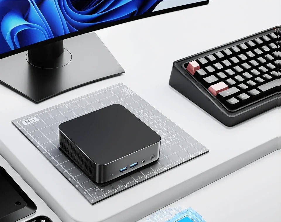 【3-Year-Warranty】2025 Mini PC Intel Core i9 8950HK Gaming Computer Windows 11 16GB DDR4 2TB SSD WiFi 6  Gamer Desktop PC.