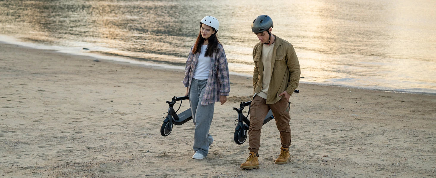 5TH WHEEL E30 ABE Adult Electric Scooter 350W Motor 36V 7.5AH Battery City Electric Scooter 8.5" Solid Tires Foldable E-Scooter.