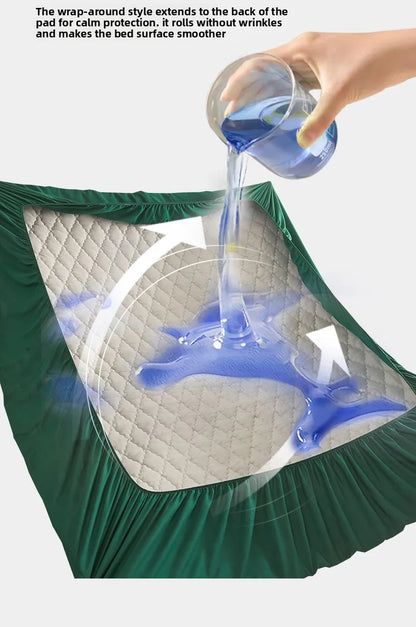 Waterproof Mattress Cover Thickened Padding Comfortable Fabric Bed Cover Bed Linen Bed Sheets Set Mattress Protector for Home.