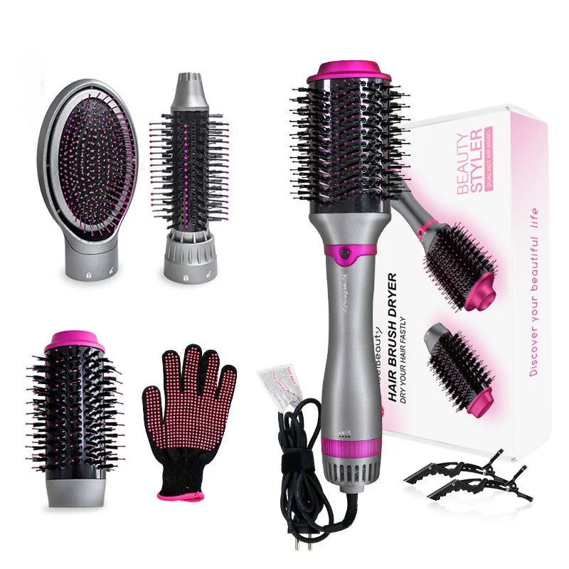 Kinseibeauty Professional hair stylist salon hair dryer curling iron hair equipment straightening electric comb three speed mode.