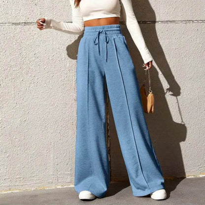 Sporthose für Damen im Herbst 2025, neue locker sitzende Hygienehose mit geradem Schlauch, Hose mit weitem Bein, Freizeithose für den Outdoor-Tanz