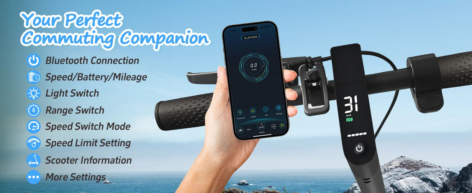 ATSANT TS07 Electric Scooter 600W 36V 10.5ah 31KM/H 35KM Long Range 8.5Inch Tyres with Shock Absorption Turn Signal Escooter.