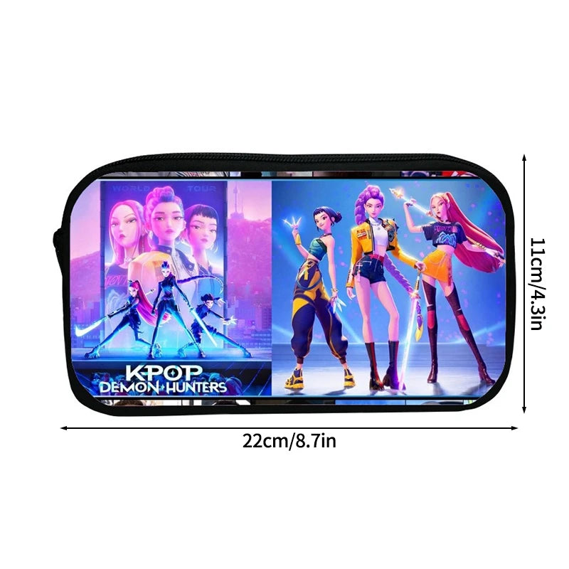 Kpop Demon Hunter Federmäppchen Cartoon Huntrix Federmäppchen Student Stiftetui Schule Schreibwaren Box.