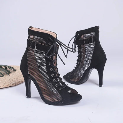 Sexy Black Thin Women's Sexy for Stilettos High Heels High-Heeled Women's Women Boots Latin Dance Heels Slippers 2023.