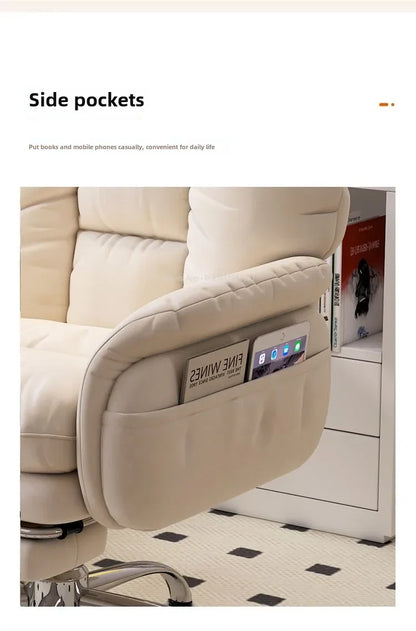 Heimcomputerstuhl, bequem, sitzend, Arbeitszimmer, Büro, Schlafsaal, Schlafzimmer, faules drehbares Sofa