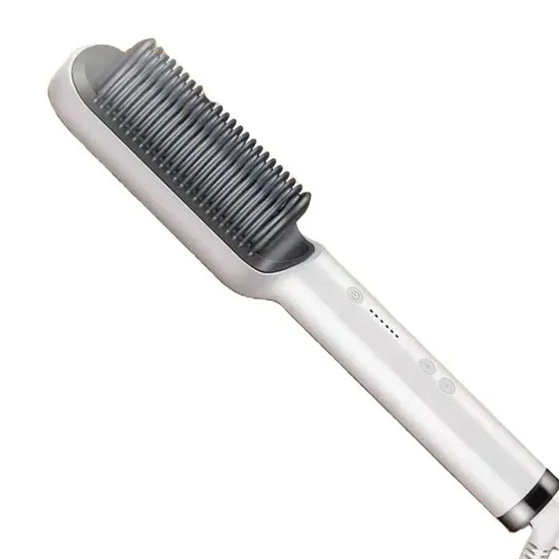 Hot Selling Professional Straight Hair Comb Portable Ceramic Coating Straight Hair Brush Salon Women'S Styling Tool.