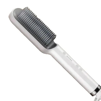 Hot Selling Professional Straight Hair Comb Portable Ceramic Coating Straight Hair Brush Salon Women'S Styling Tool.