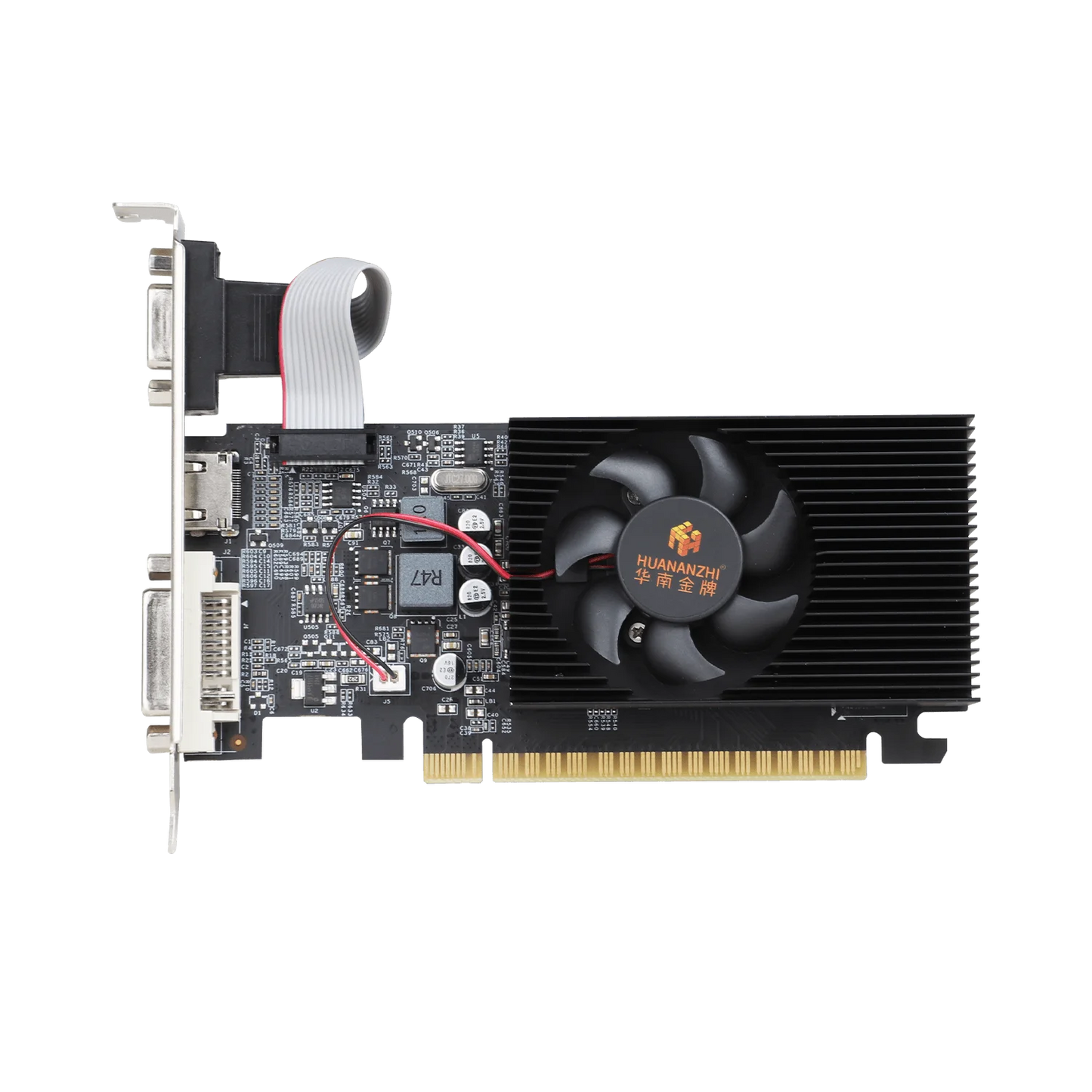 HUANANZHI GT 730 4G Graphics Cards 128Bit GDDR3 HDMI-Compatible VGA DVI GPU Video Card.