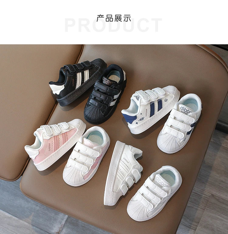 2024 Four Seasons Kid's Casual Shoes Boy's Forrest Gump Shoes Girl's Fashion Board Shoes Children's Soft Lightweight Sneakers.