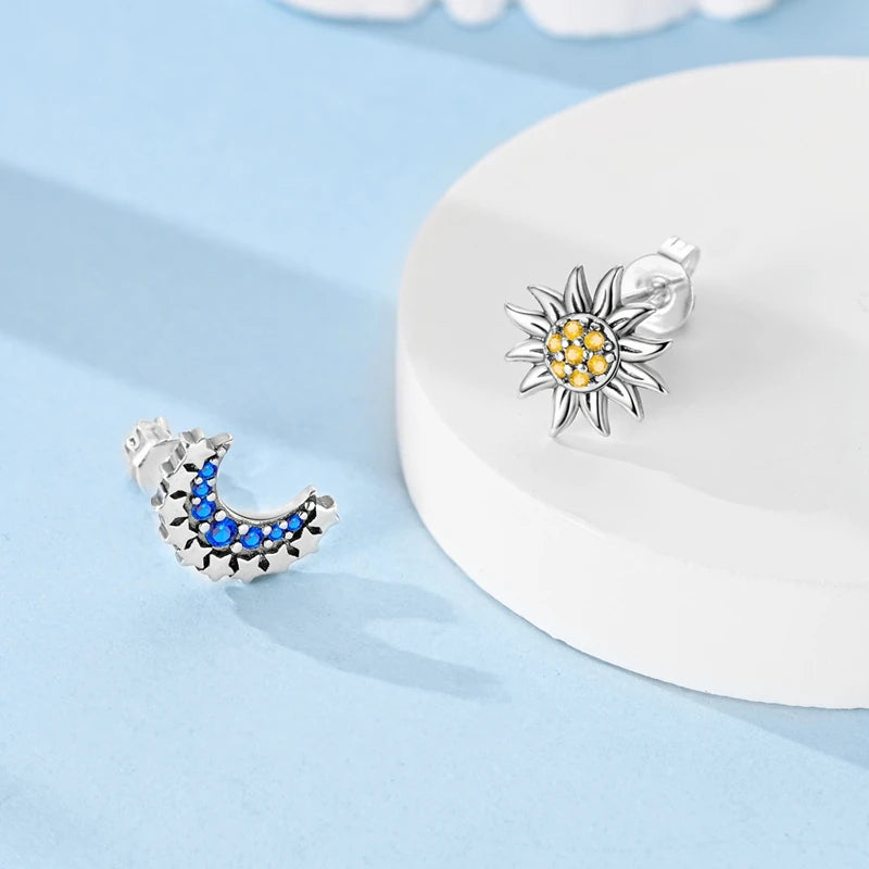 2025 New 925 Sterling Silver Hoop Earrings Flowers Zircon Drop Earrings Stud For Woman Fine Birthday Wedding Party Jewelry Gifts.