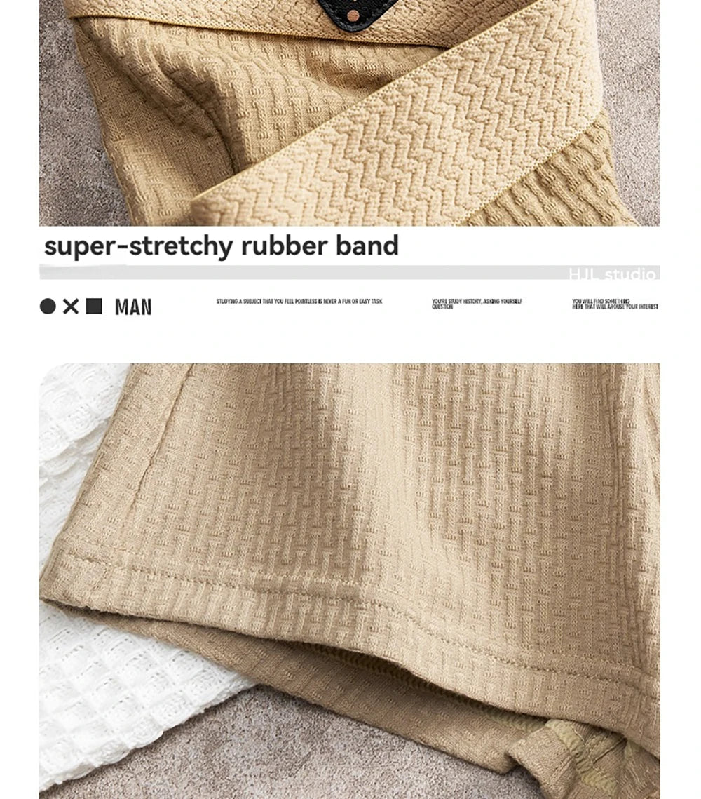 3 Teile/paket 100% Baumwolle Solide Stricken Gestreiften männer Höschen Super Weiche Hygroskopischen Atmungsaktive Boxer Hohe Elastische Taille Mann Unterwäsche