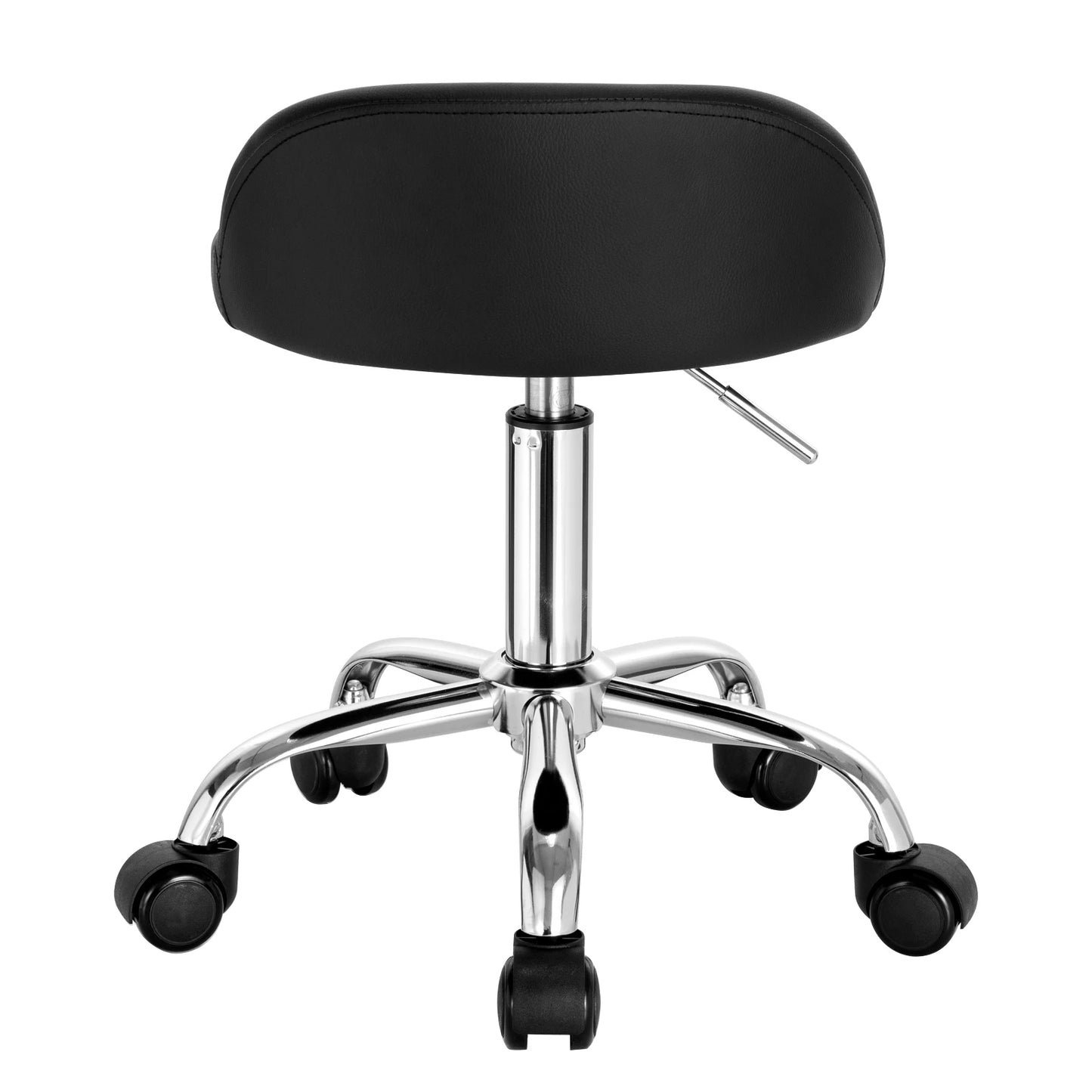 WOLTU Drehbarer Bürostuhl mit Rollen, höhenverstellbarer Computerstuhl mit niedriger Rückenlehne, Arbeitsrolle, Rocker-Schminkhocker