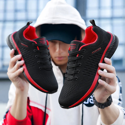 Männer Rennen Gehen Stricken Schuhe Mode Lässig Turnschuhe Atmungsaktive Sport Sportlich Gym Leichte Männer Turnschuhe Casual Schuhe
