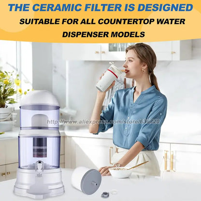 A10 Gravity Water System Filter, at Home Water Filter That Makes Water Alkaline and Adds Minerals | Chlorine and Fluoride Filter.