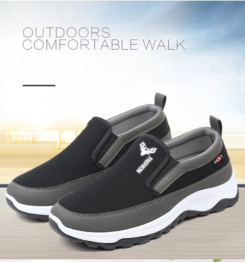 Men's Shoes Casual Sneakers Summer Breathable Mesh Waterproof Outdoor Slip On Flats Affordable Free Shipping Shoes.
