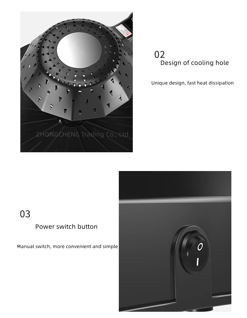 Household 220v 1390w Bbq Oven Indoor Electric Baking Tray Home Smoke-free Non-stick Barbecue Machine Automatically Rotating Baki