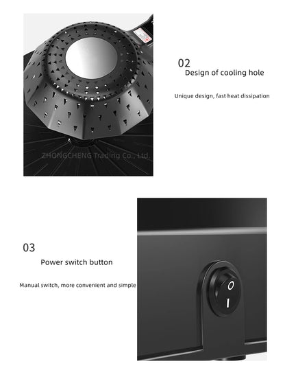 Household 220v 1390w Bbq Oven Indoor Electric Baking Tray Home Smoke-free Non-stick Barbecue Machine Automatically Rotating Baki