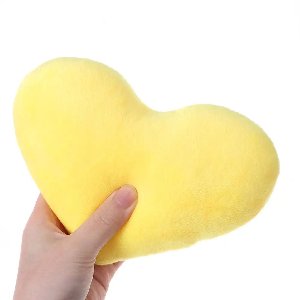 PP cotton Soft Pillow Comfortable Heart Plush Pillow Red Color Pink Color Stuffed Pillow Heart Shape Home Decorative.