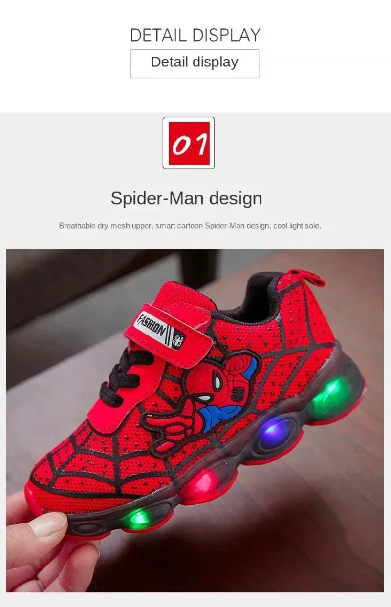 Autumn children's shoes, children's luminous shoes, men's and women's running shoes, baby flashing shoes, LED lights, sneakers.