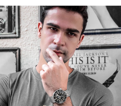 ADDIESDIVE Men's Diver's Watches 1000m Sapphire Glass Super Luminous Calendar NH35A Automatic Mechanical Wristwatch Luxury Watch.