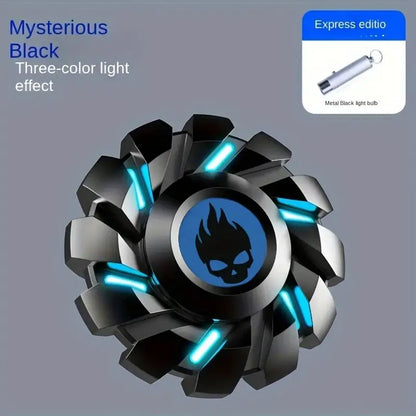 Luminous Fidget Spinner EDC Metal High-grade Stress Relief Rainbow Light Fingers Toy For Children Adult Fast Delivery Products.
